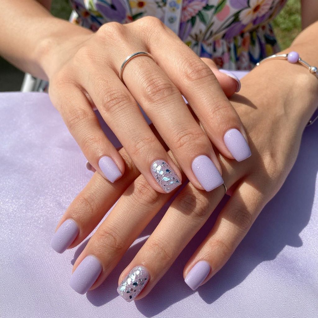 Frosted Lavender Elegance