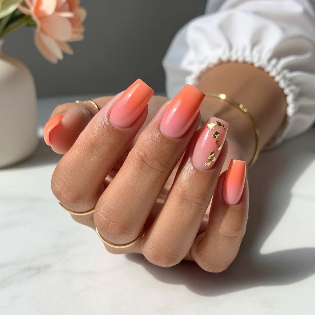 Coral Sunset Glow
