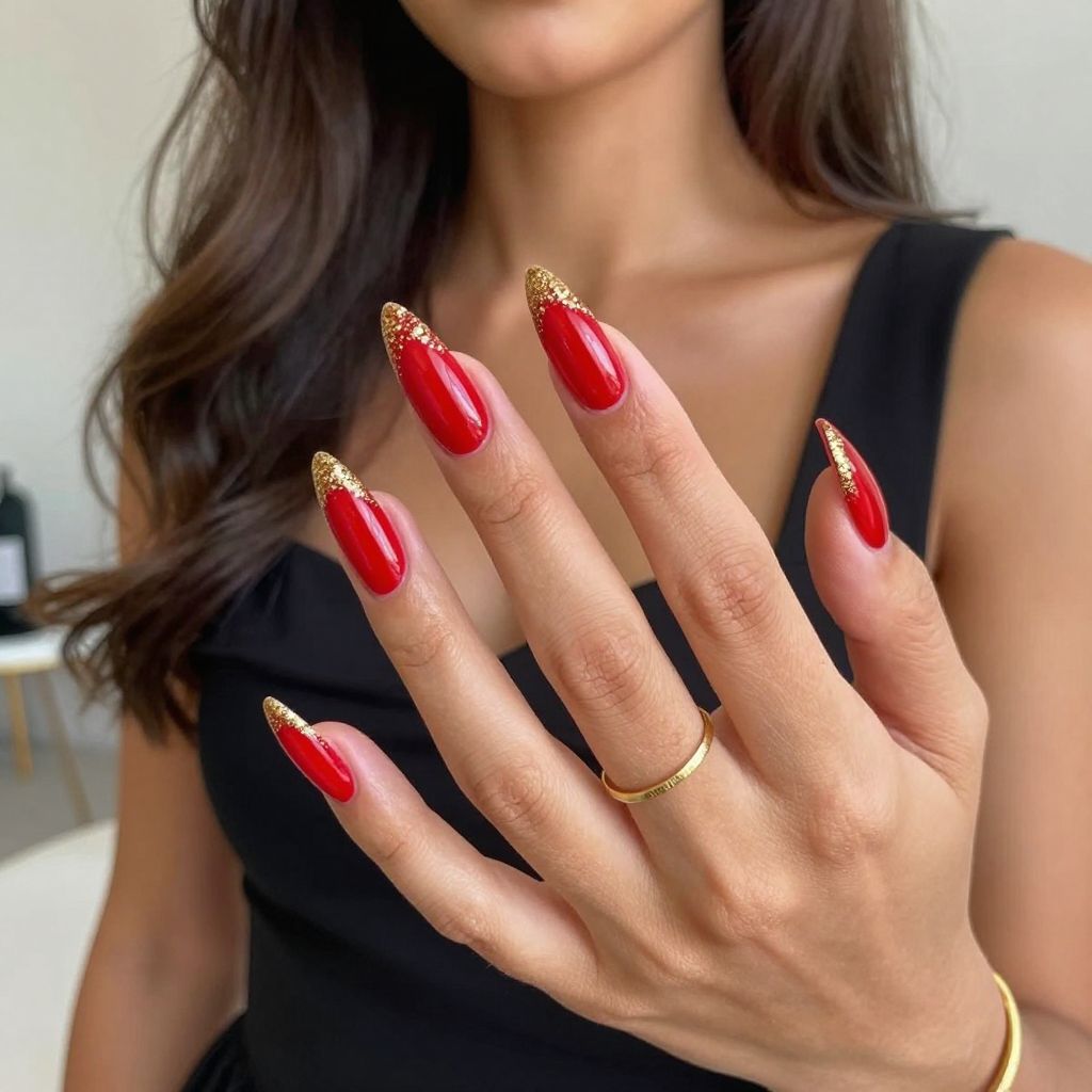 Classic Red with Gold Tips