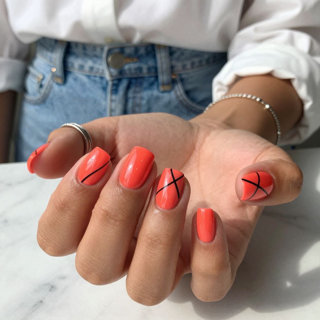 Bold Coral Geometry