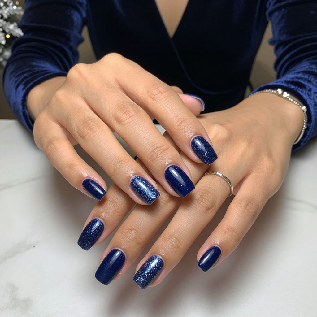Midnight Blue Sparkle