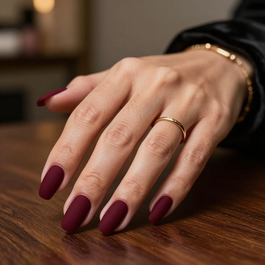 Deep Burgundy Velvet