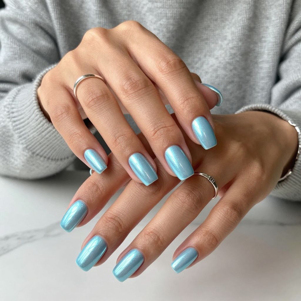 Baby Blue Chrome Wraps