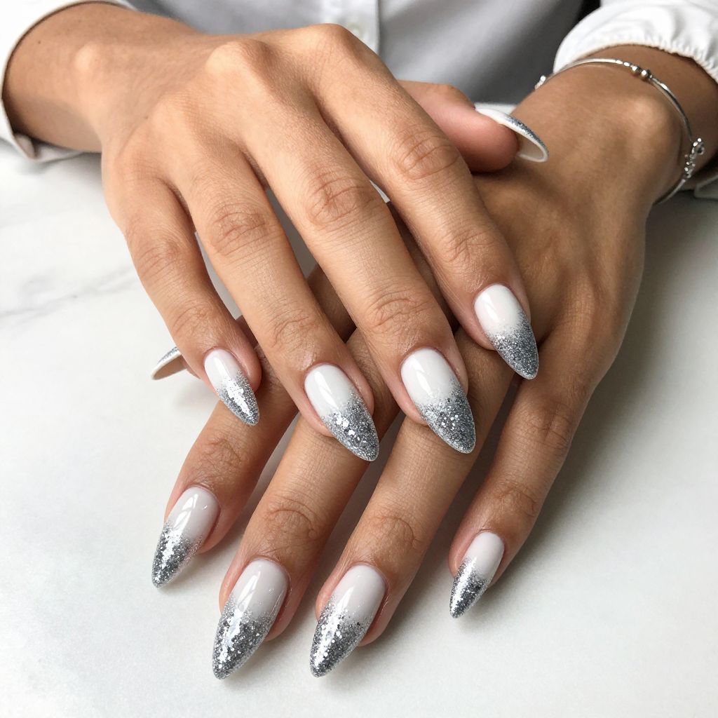 Baseball Ball Glitter Ombre