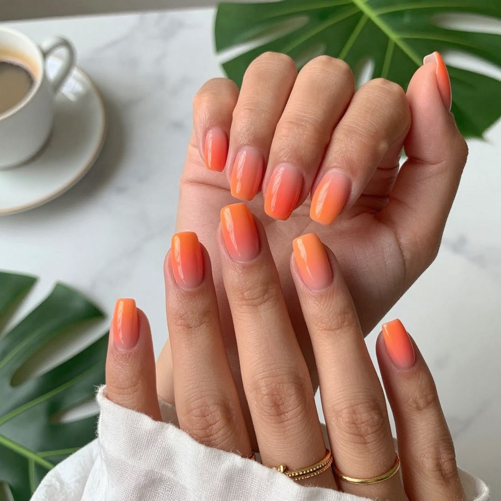 Coral Sunset Gradient