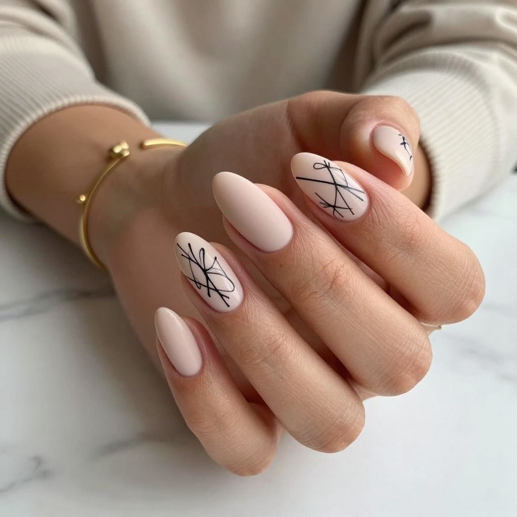 Minimalist Nude Line Art