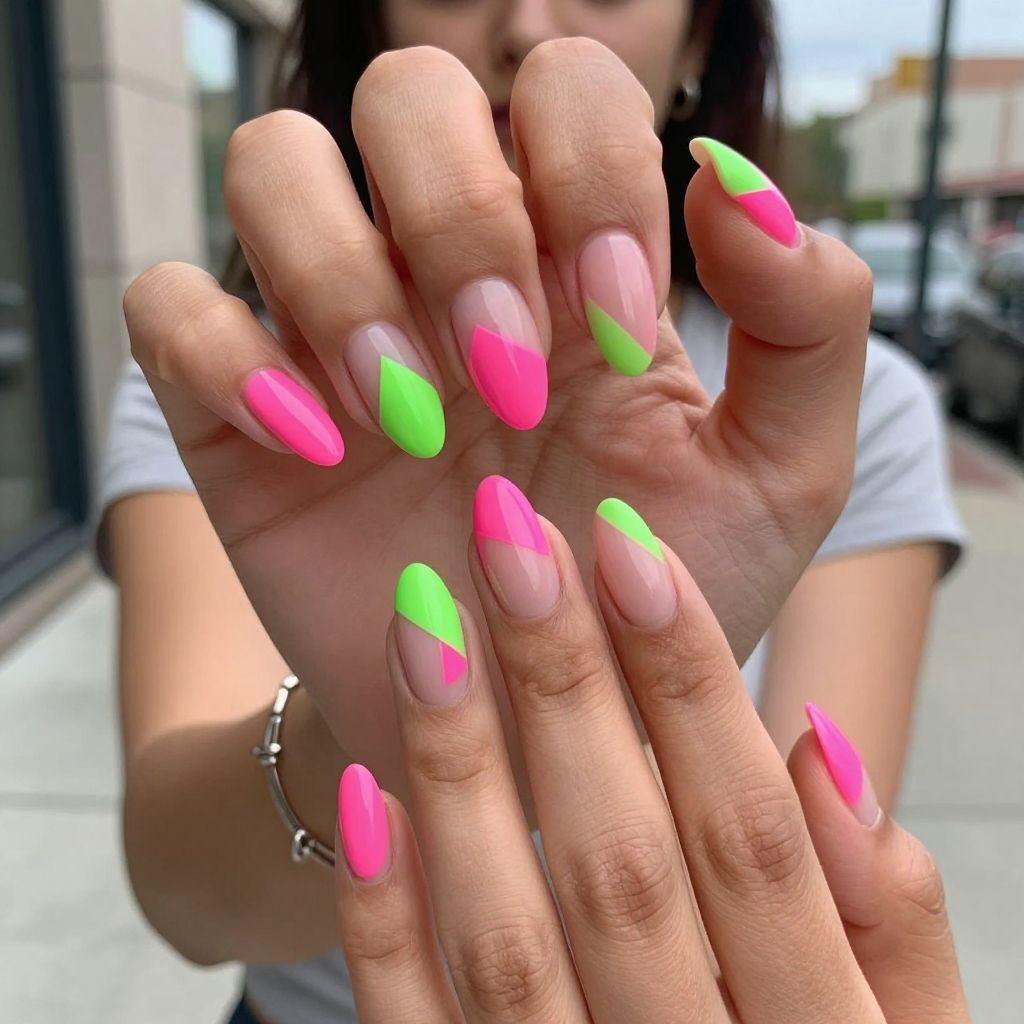 Neon Geometric Fun
