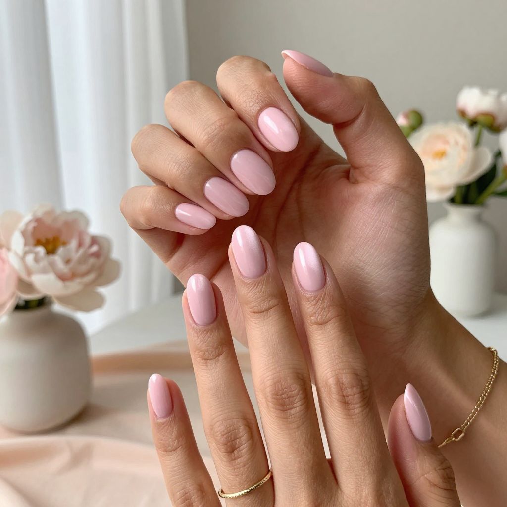 Soft Pink Satin Finish