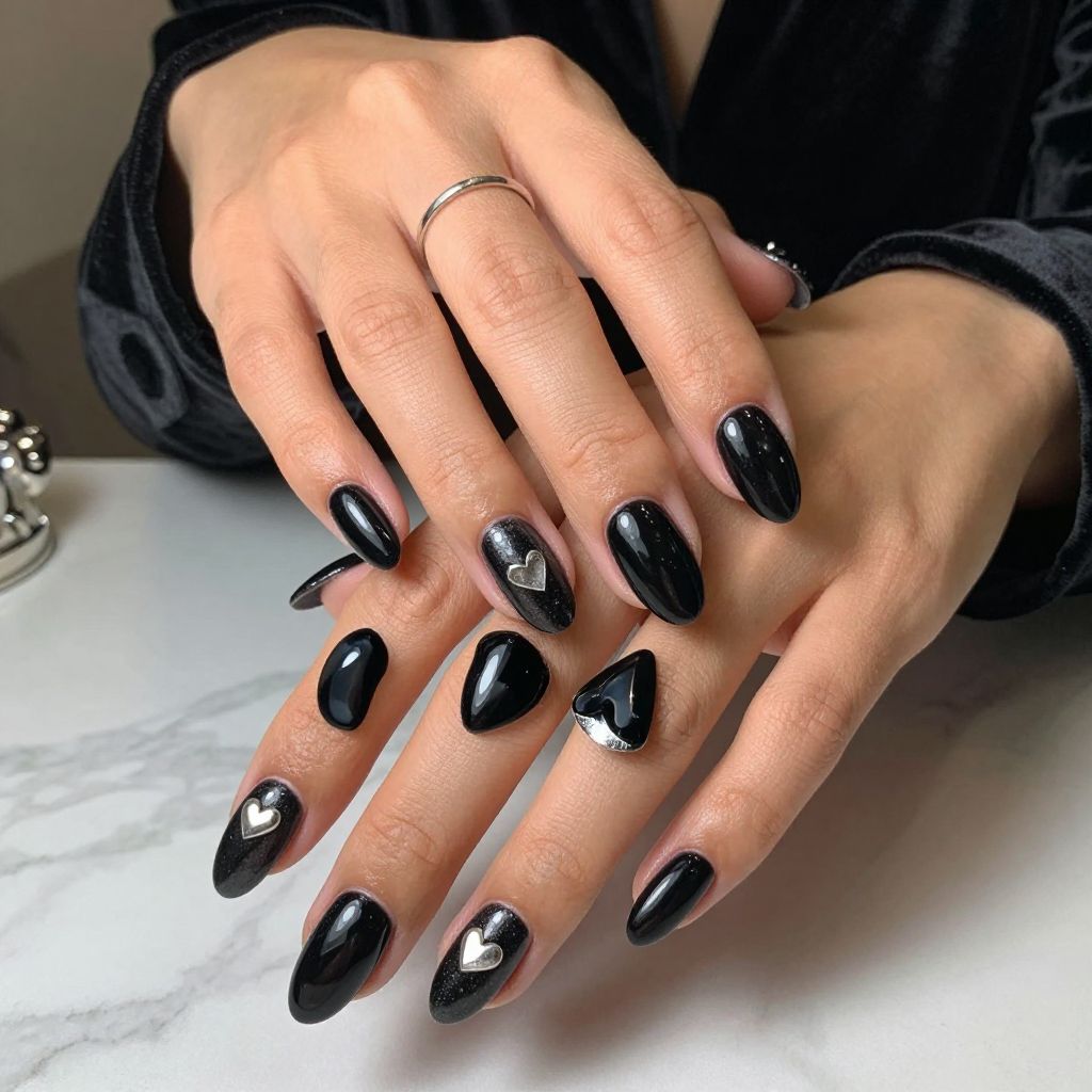 Midnight Velvet Hearts