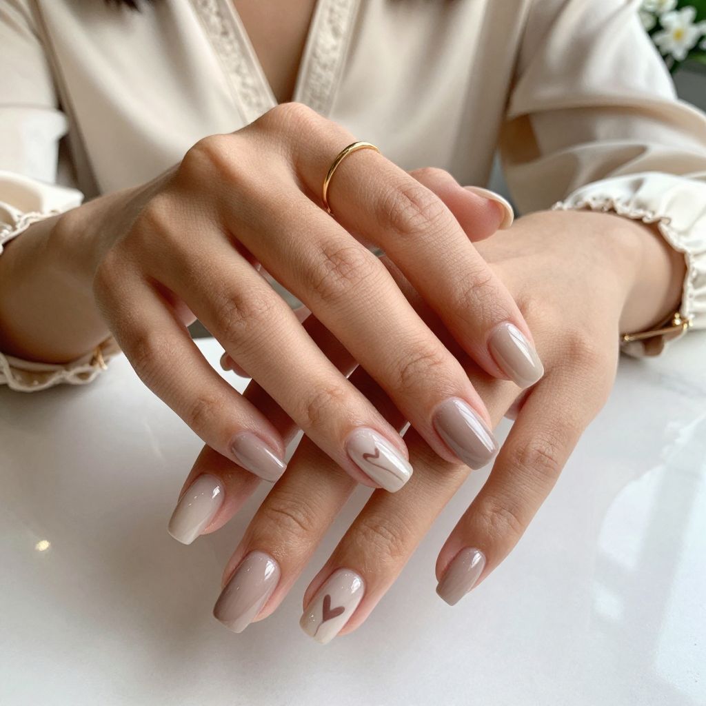 Classic Nude Hearts Whisper