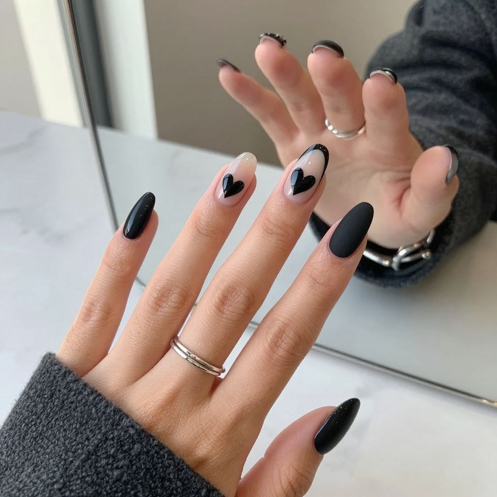 Matte Black Hearts Mystery