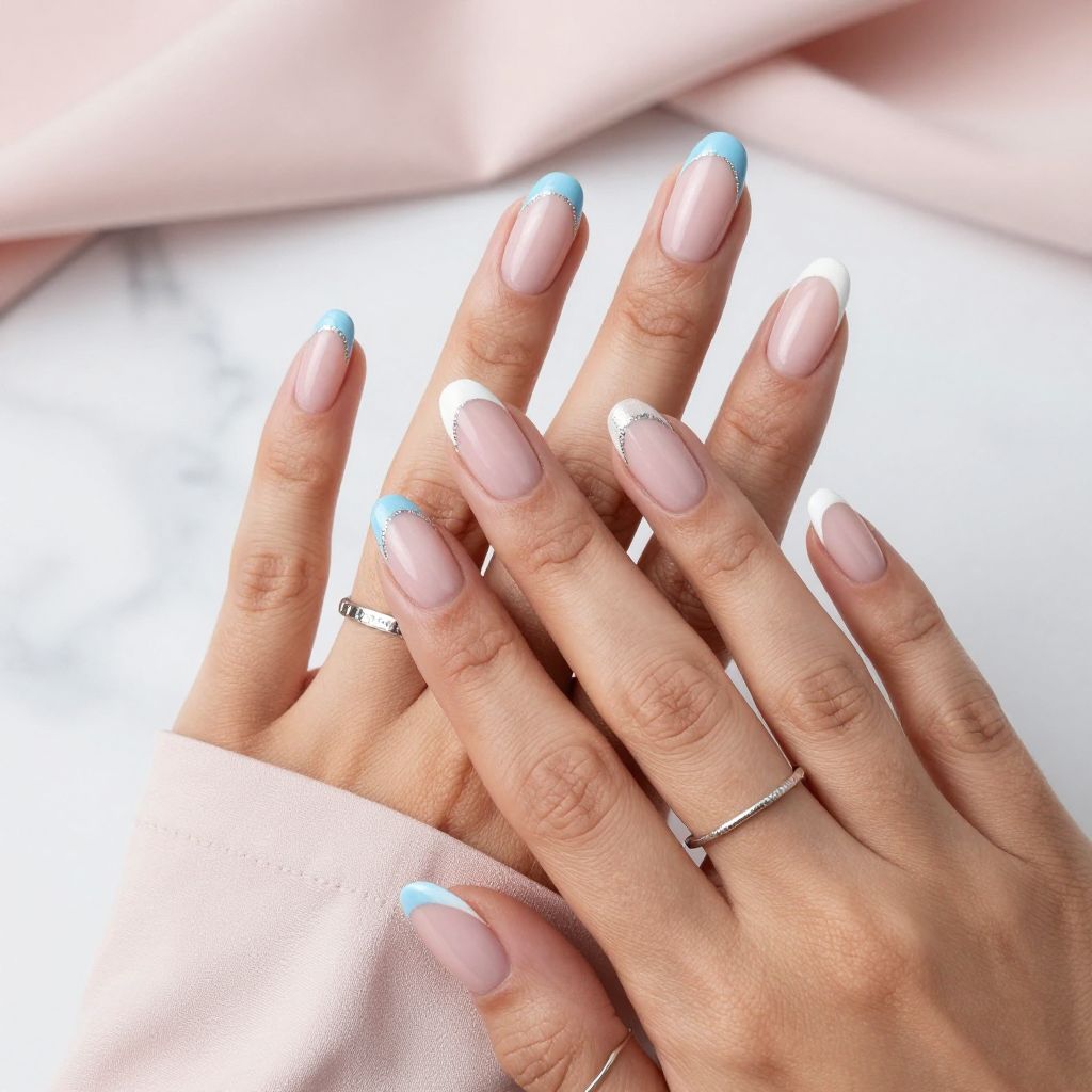 Ethereal Blue French Twist