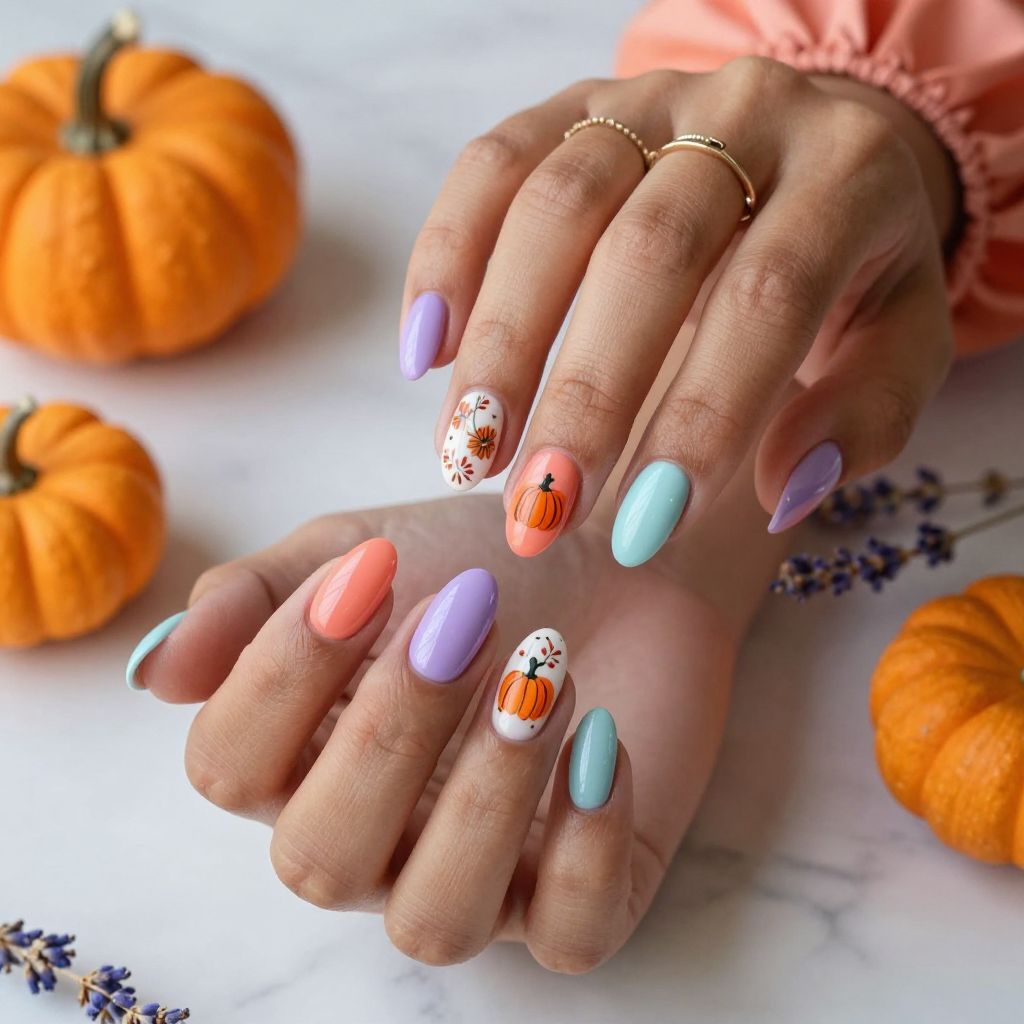 Pastel Pumpkin Ball
