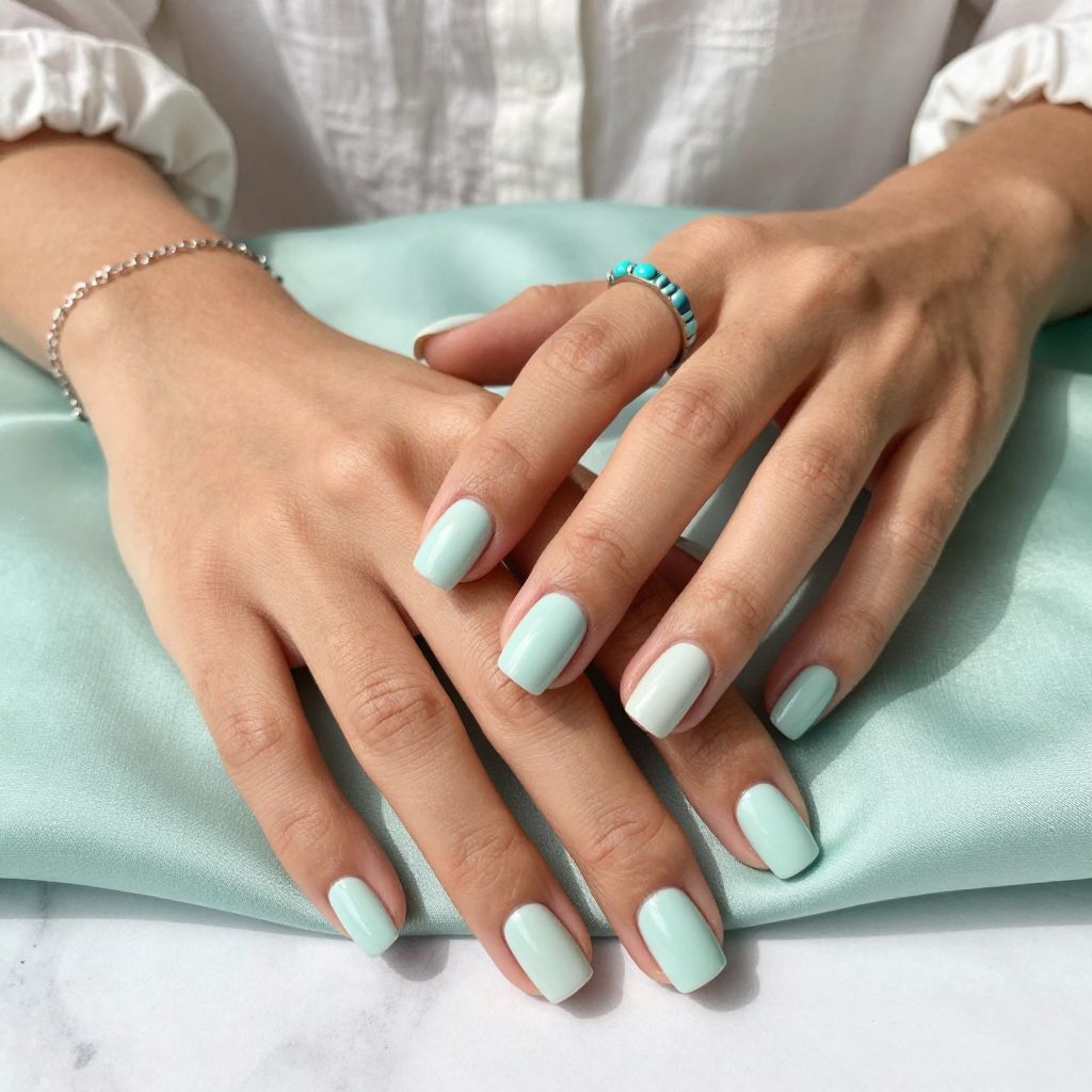 Creamy Mint with Satin Finish
