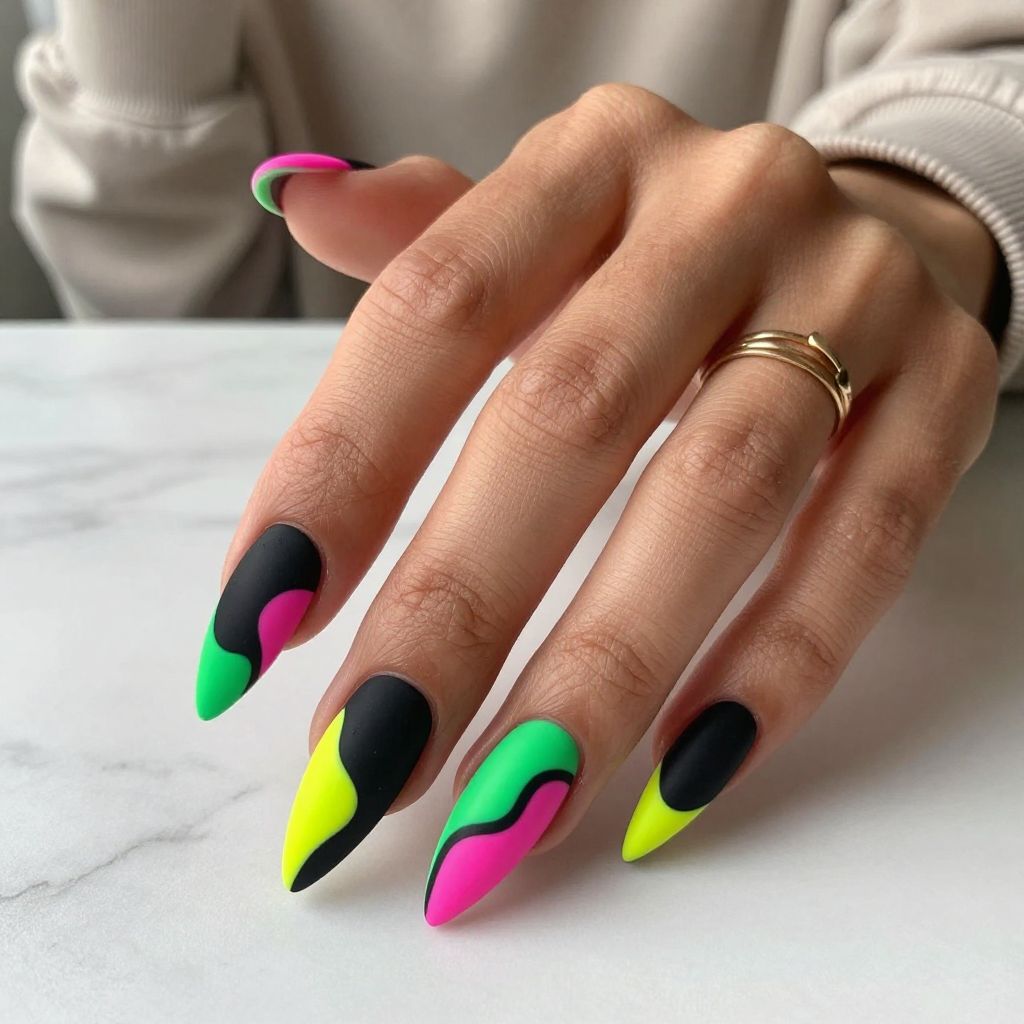 Neon Abstract Splash