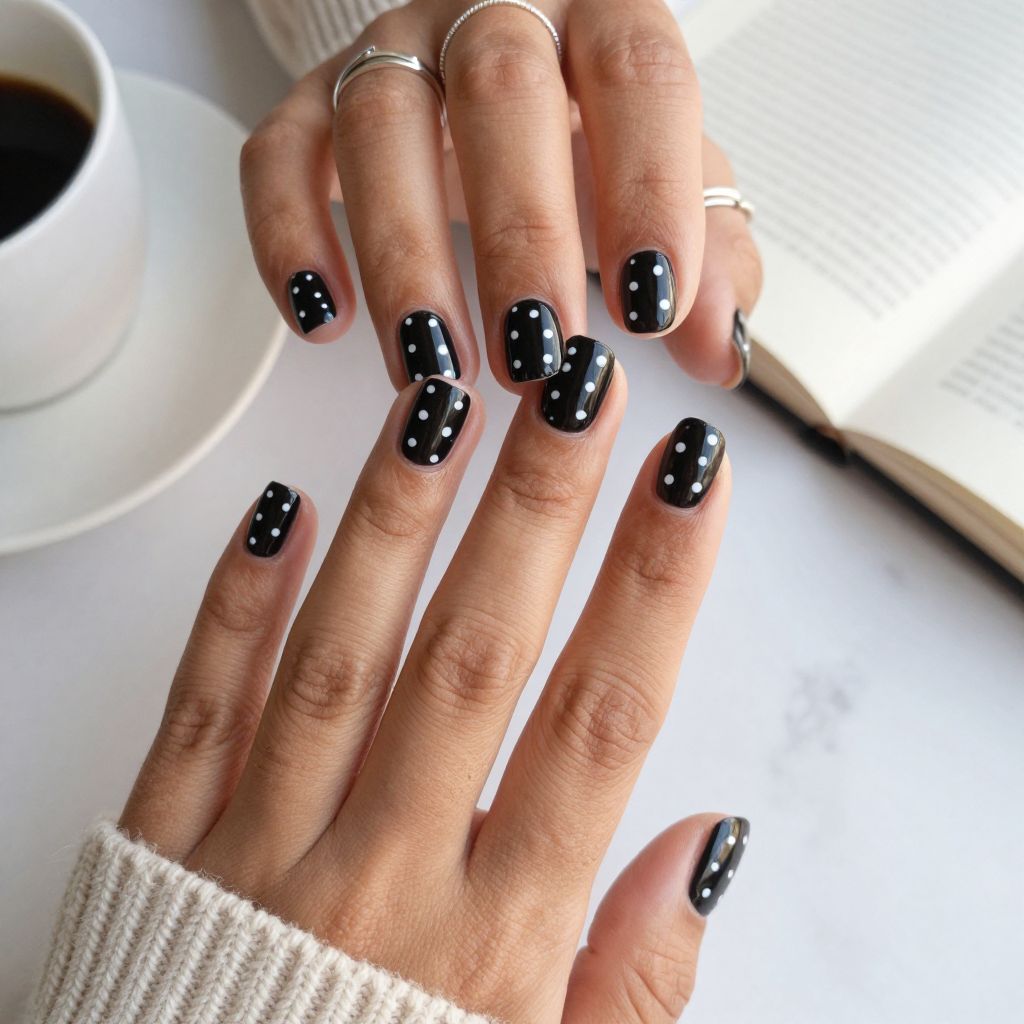 Black and White Polka Party
