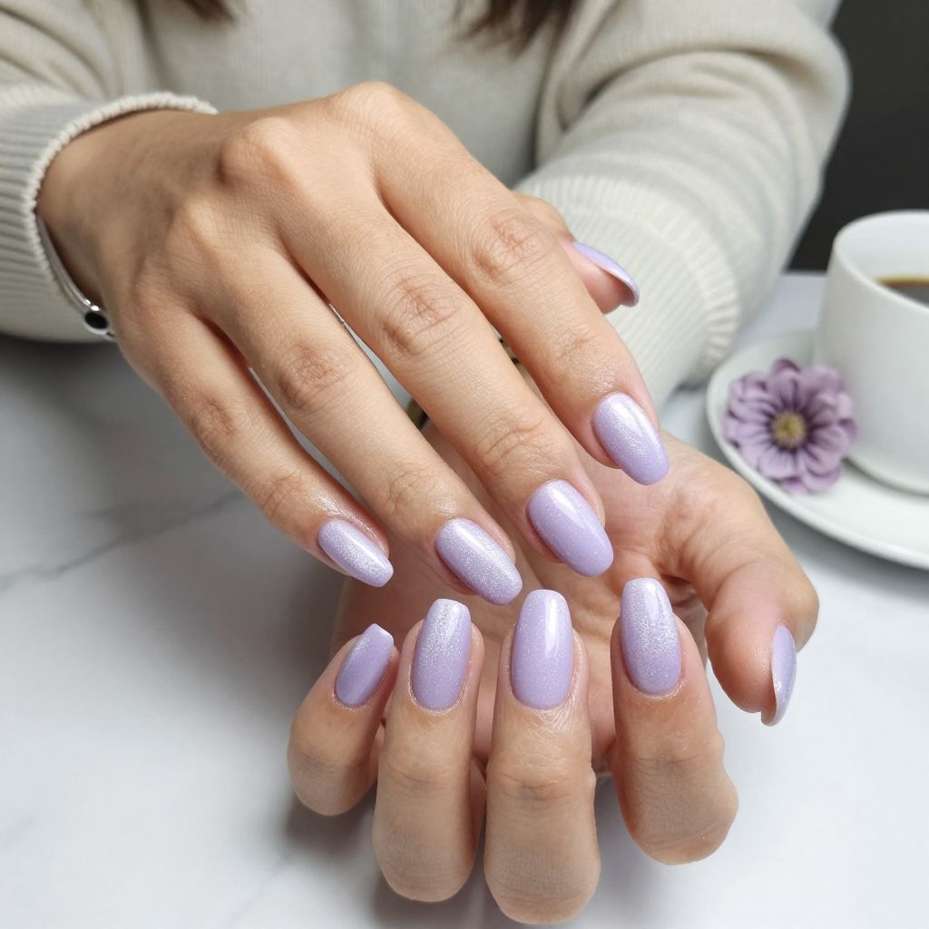 Frosted Lavender Sparkle