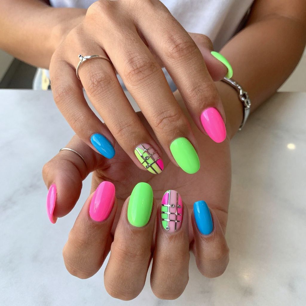 Electric Vibes Neon Glow