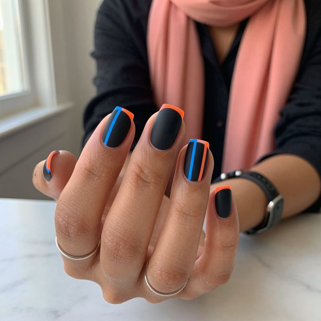 Neon Pinstripe Duo