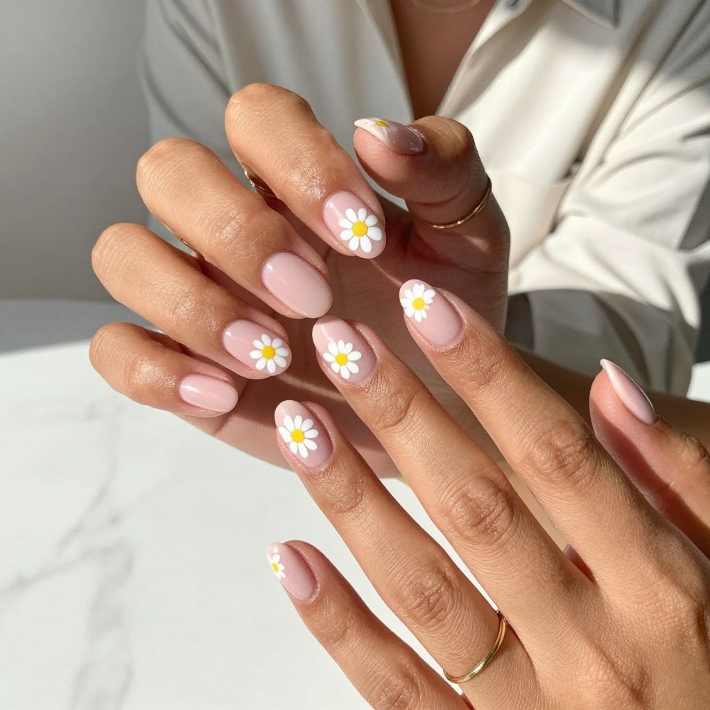 Delicate Daisy Dots