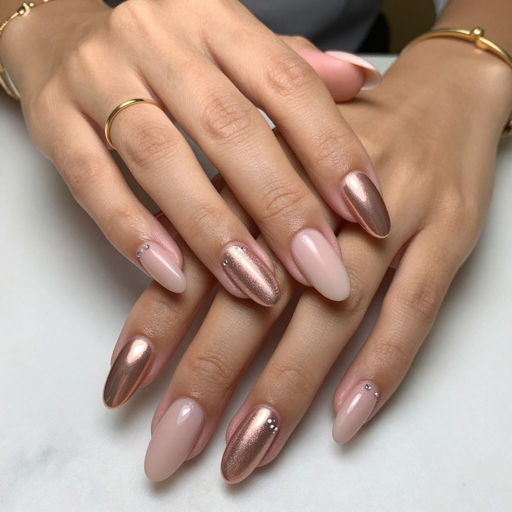 Rose Gold Metallic Mix