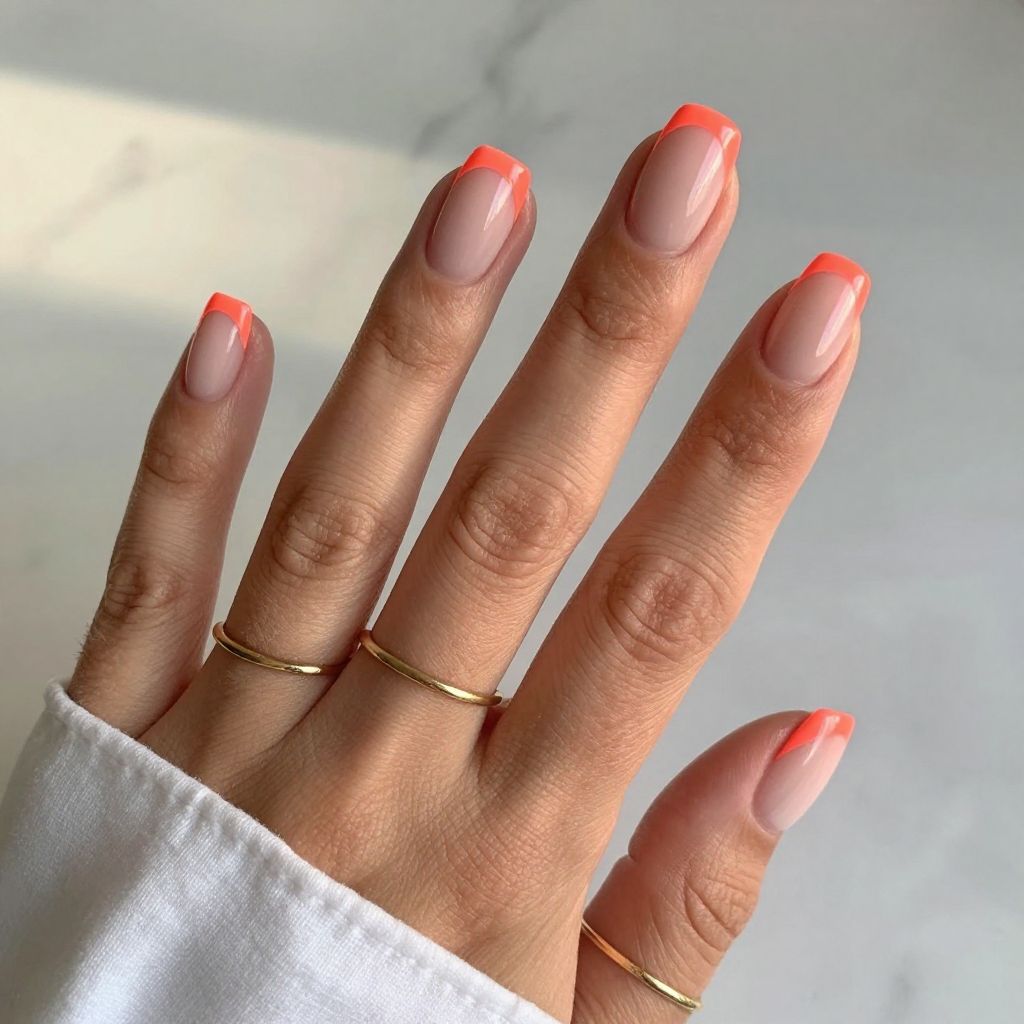 Neon Coral Tips