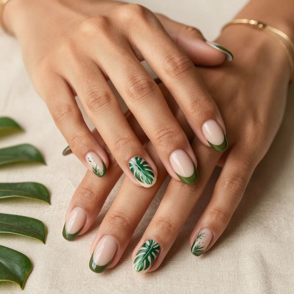 Tropical Leaf Art