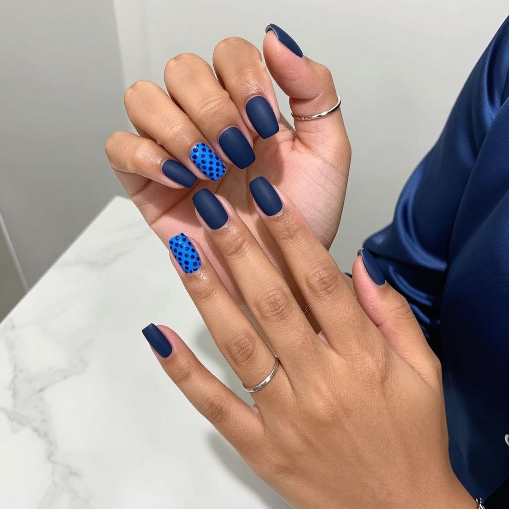 Electric Blue Dots