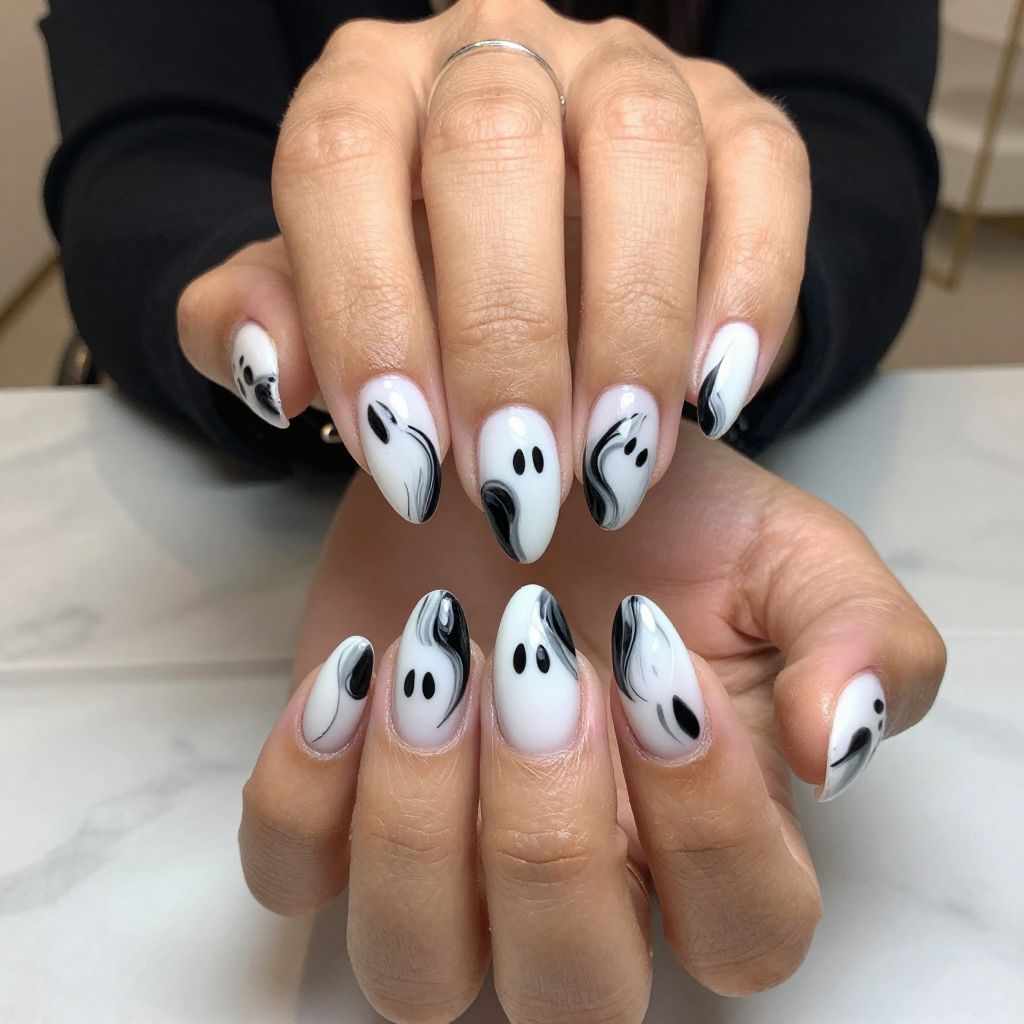 Monochrome Abstract Ghosts