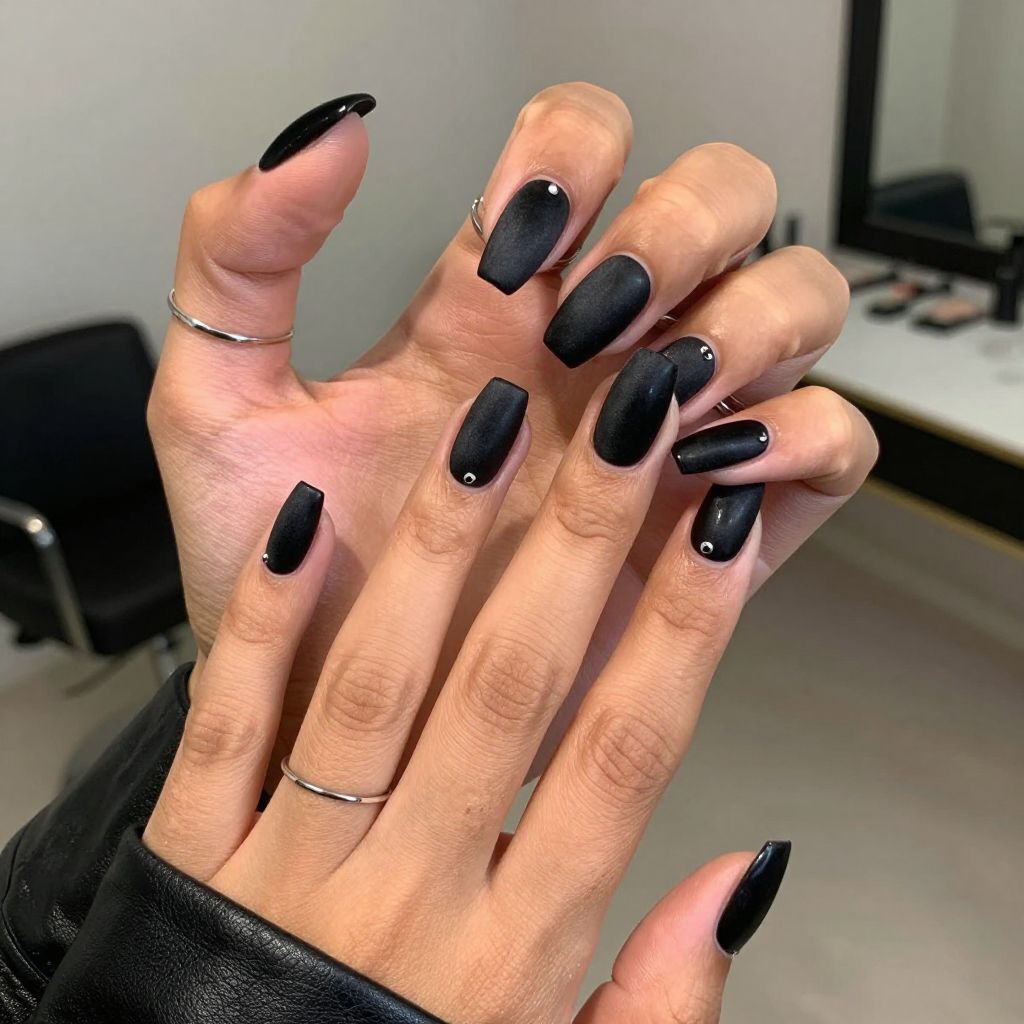 Sleek Midnight Velvet