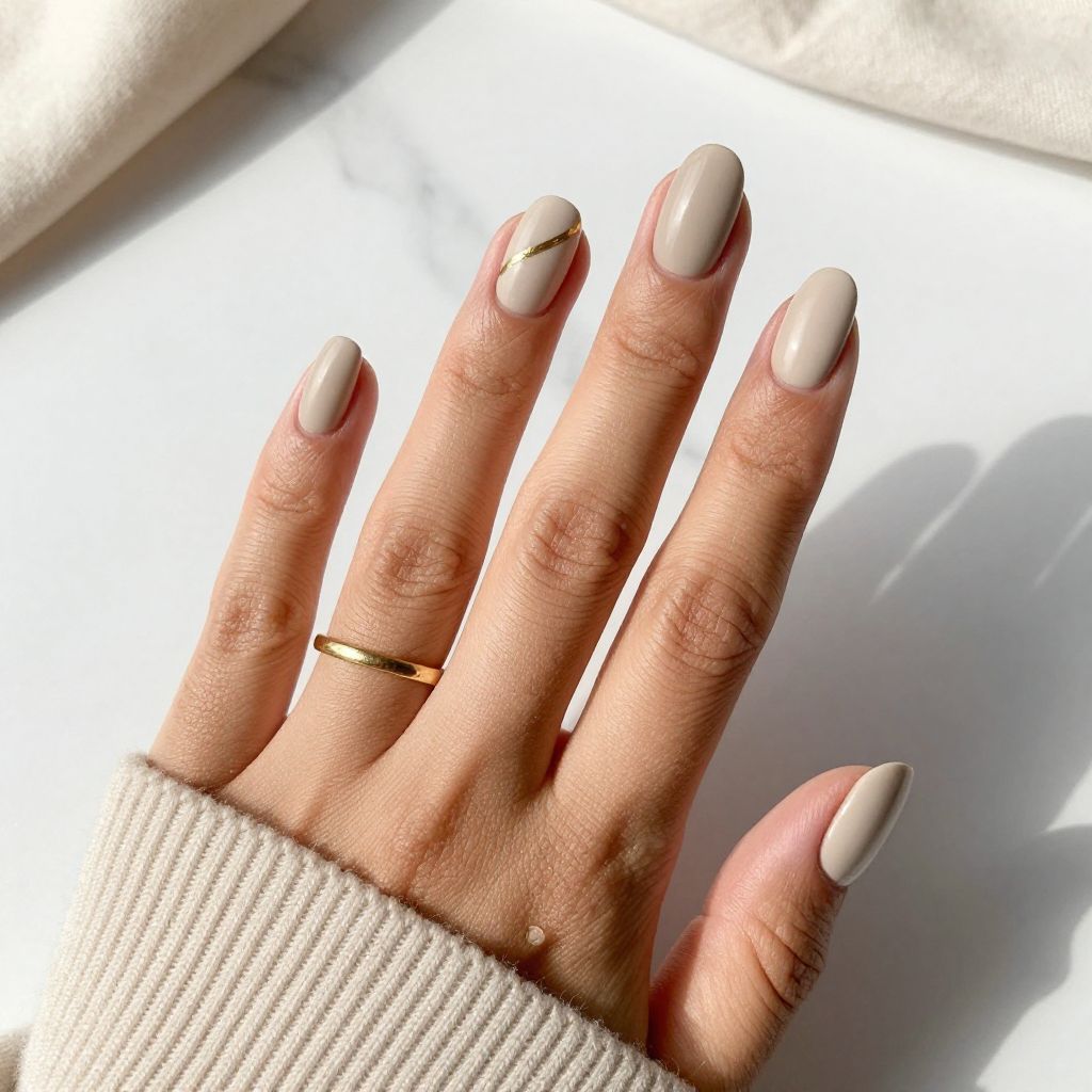 Soft Taupe Minimalist Chic