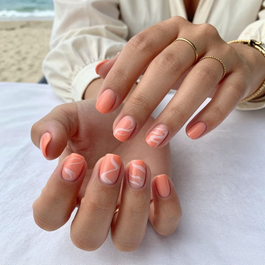 Coral Sunset Glow