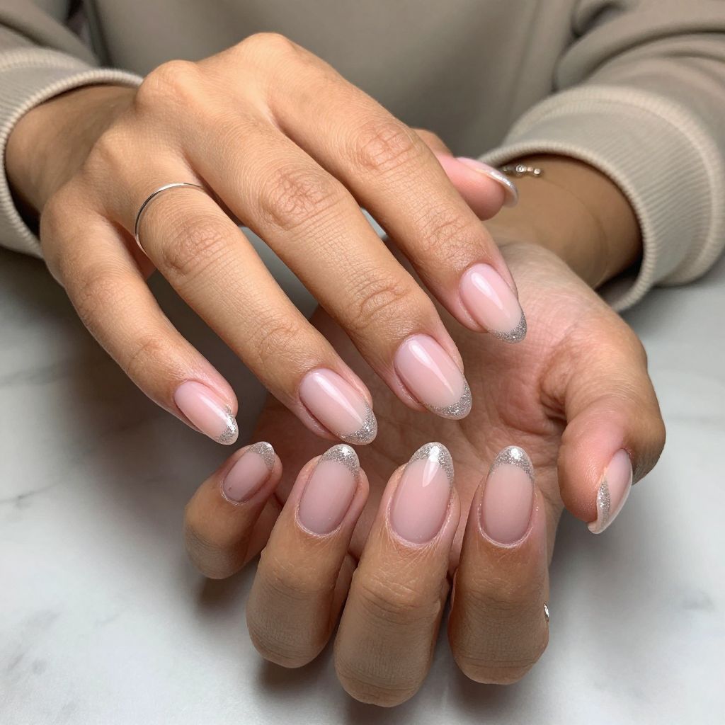 Classic Silver Sparkle Tips