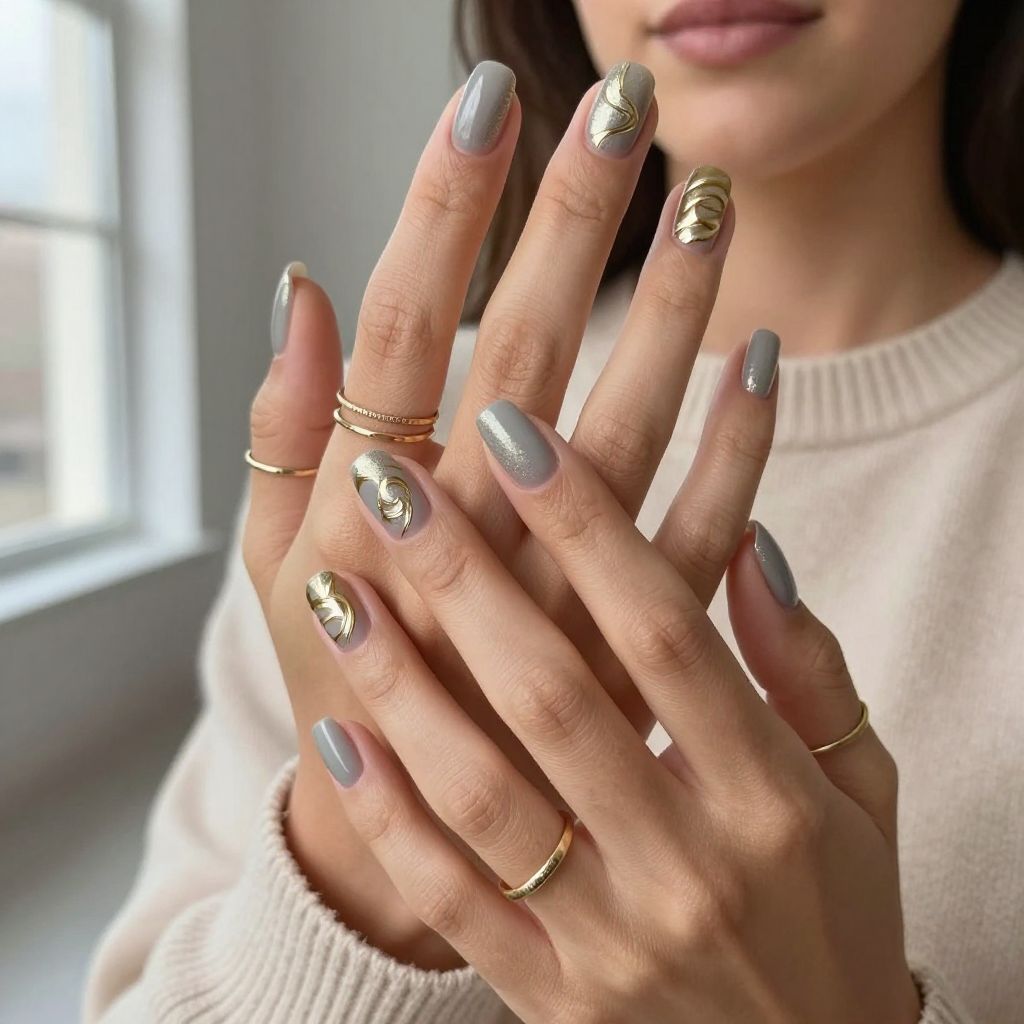Twisted Gold Spirals