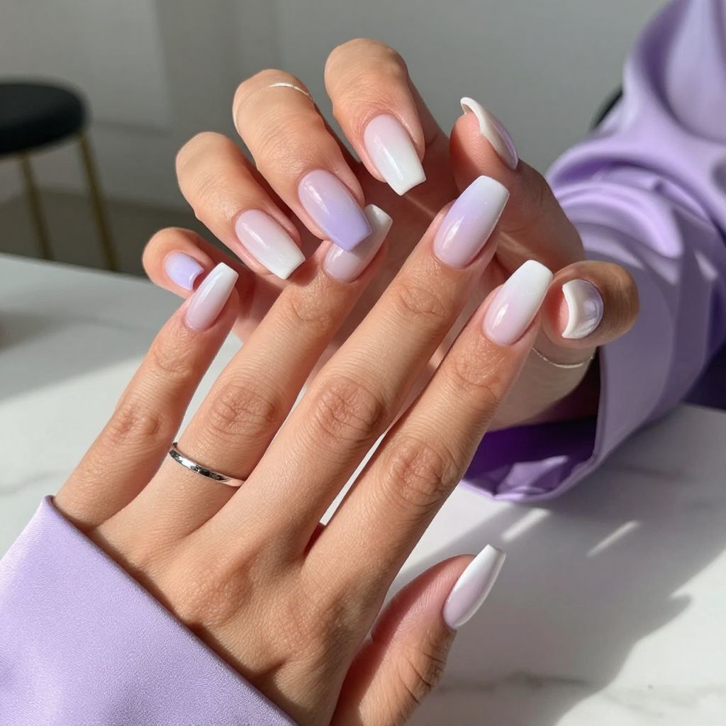 Ghostly White French Fade