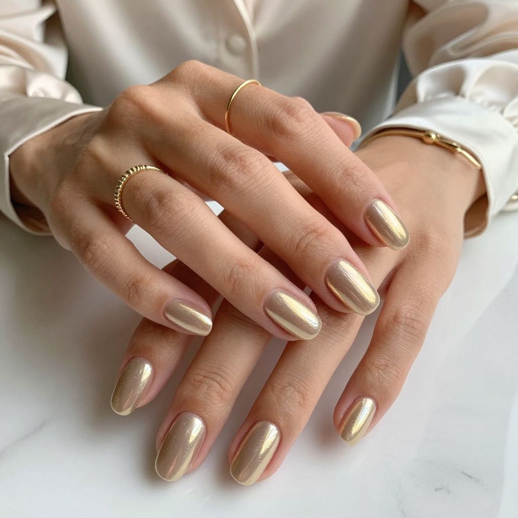 Metallic Champagne Chrome