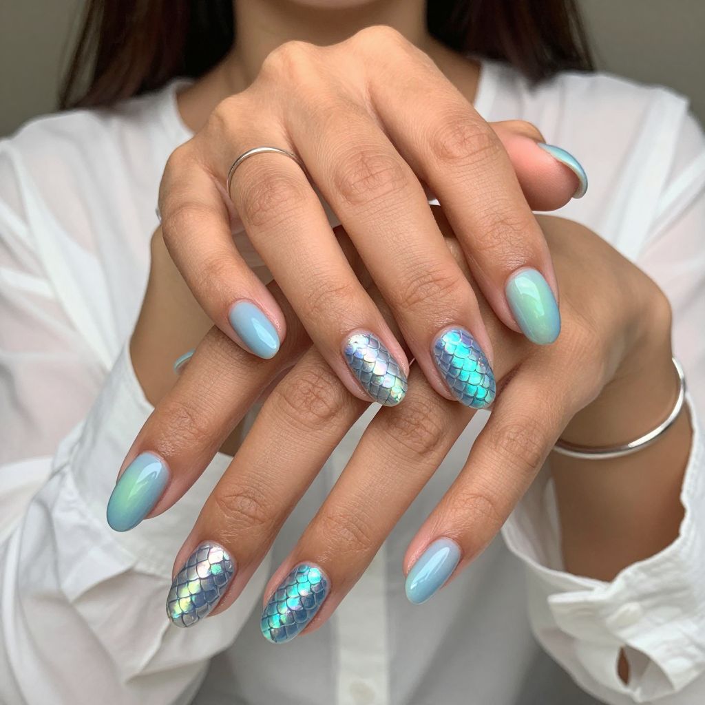 Iridescent Mermaid Scales