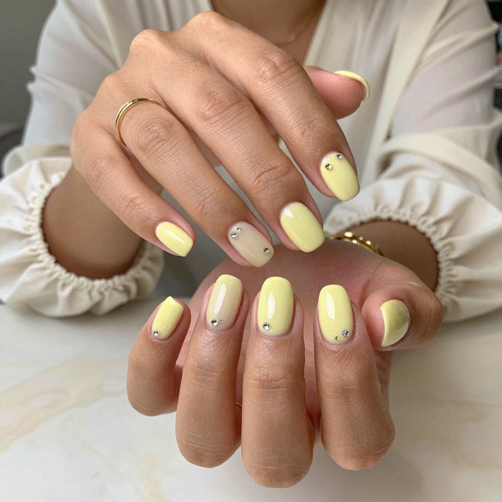 Lemon Pastel Crystals