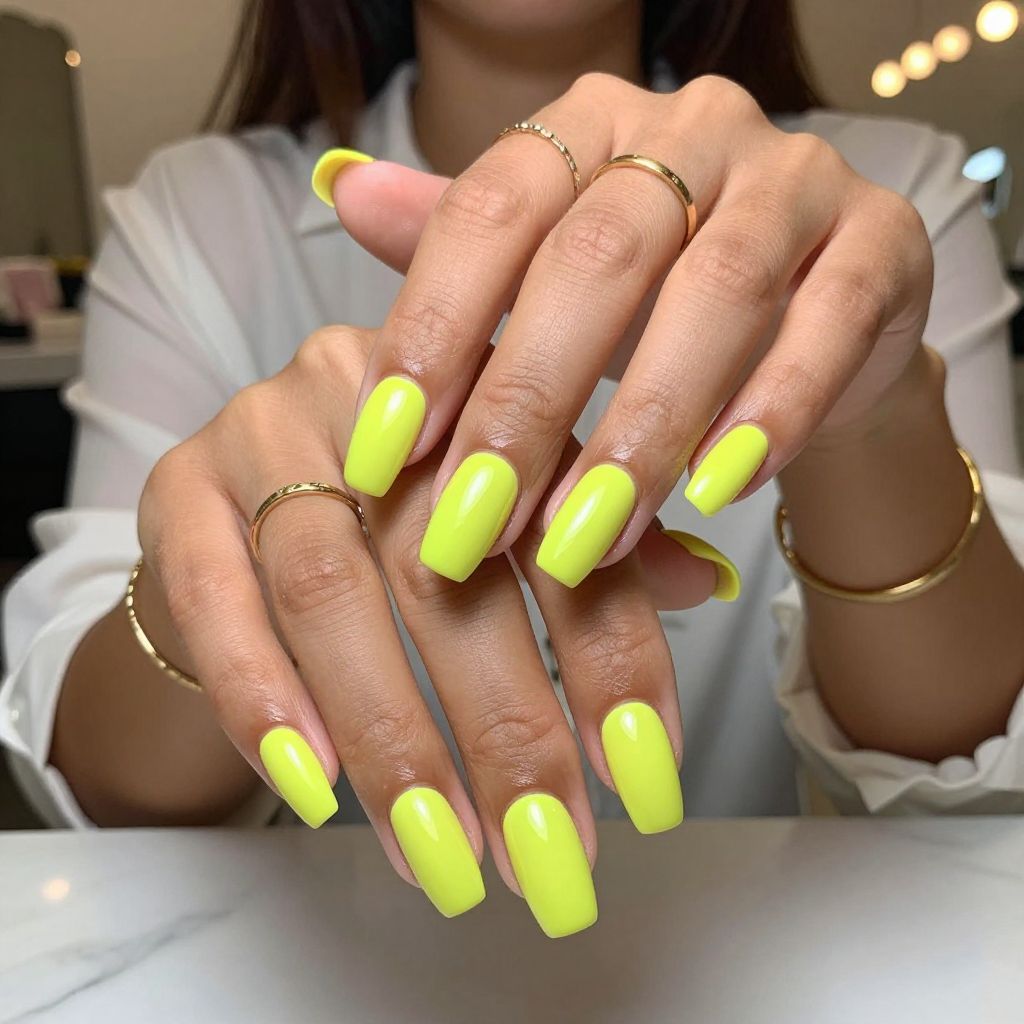 Neon Lemon Glow