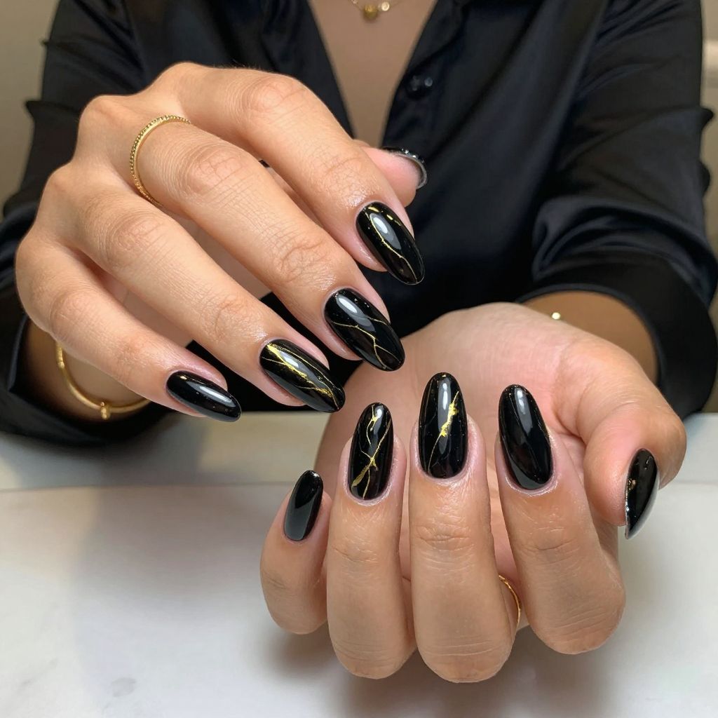 Black and Gold Marble Magic