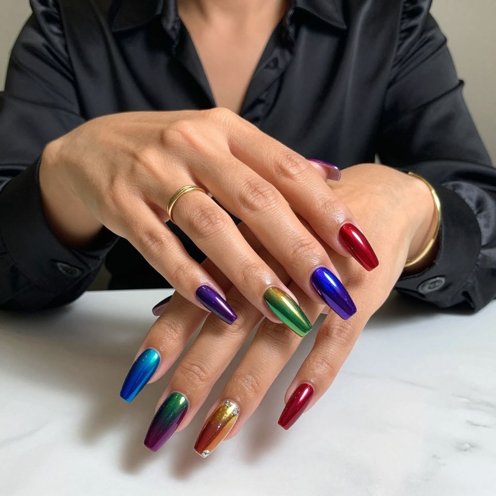 Jewel Toned Gradient Chic