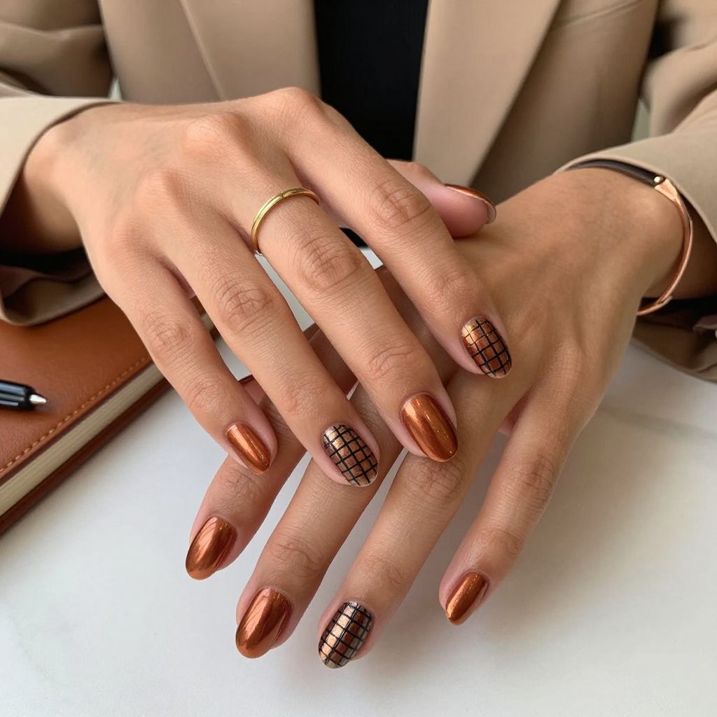 Metallic Copper Mesh Nails
