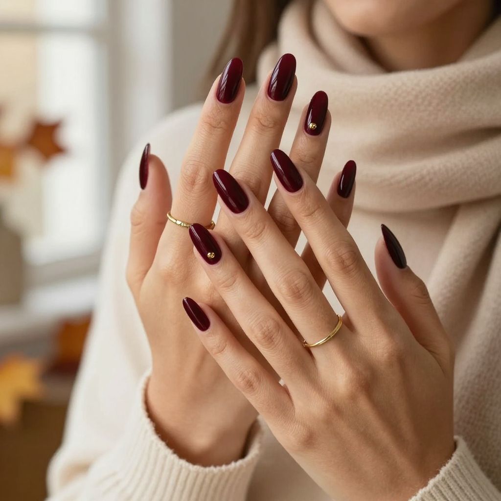 Bold Burgundy Velvet Touch