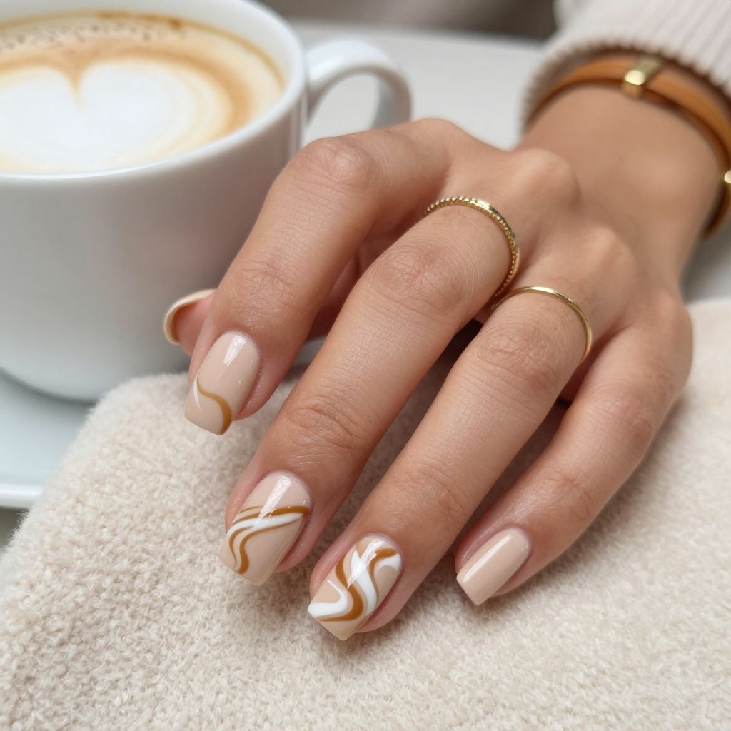 Warm Nude Swirls