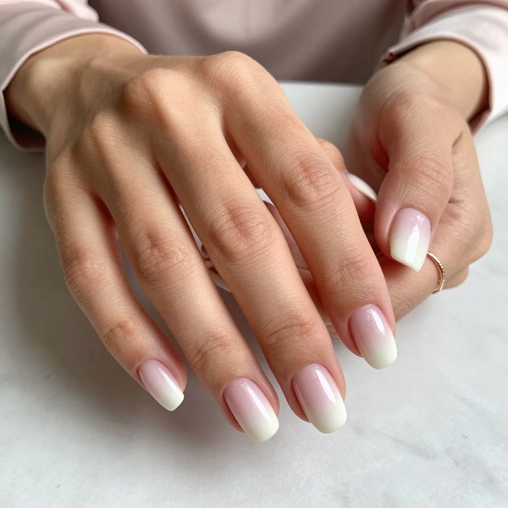 Ombre with Pearlescent Finish