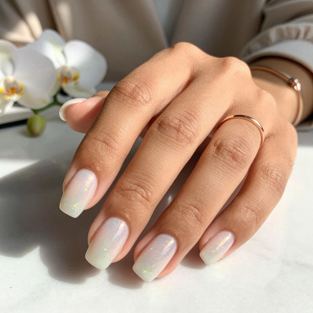Classic Opal Glow Nails