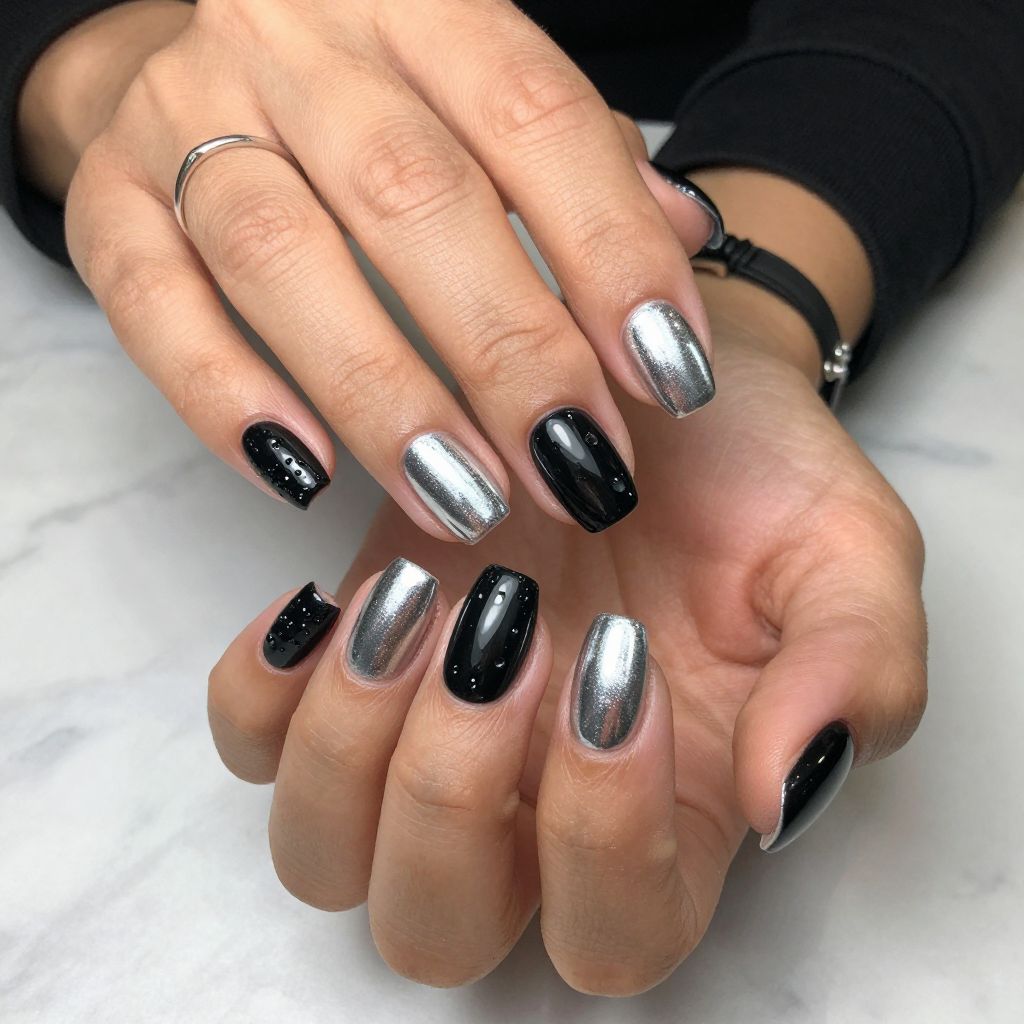 Chrome Mirror Finish Nails