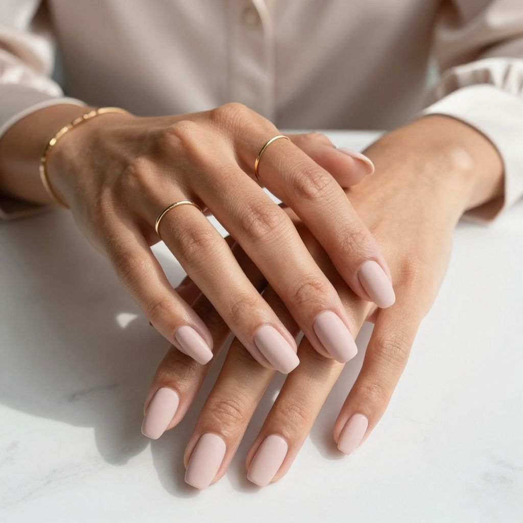 Soft Blush Matte Elegance