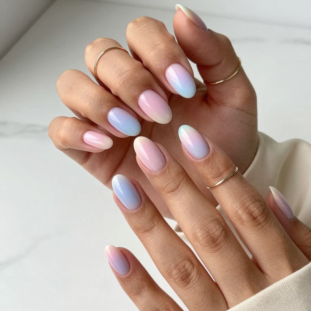 Subtle Ombre Rainbow Elegance