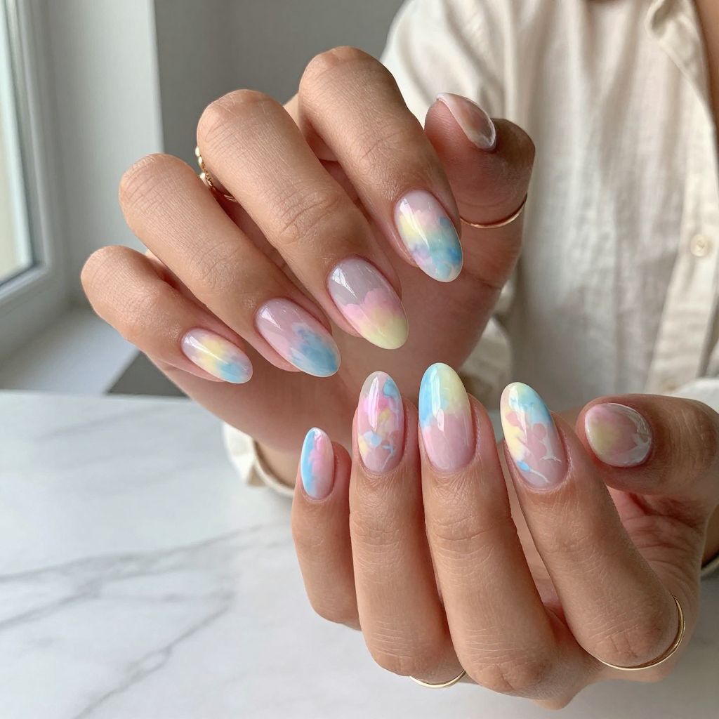 Rainbow Pastel Tie-Dye Twist